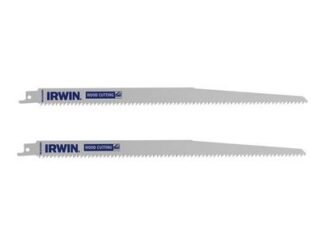 Irwin Sabre Saw Blade Coarse Wood Cutting 305mm (Pack 2) (5054905293048) IRWIW1016304