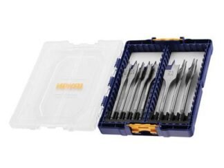 Irwin Blue Groove 4X Flat Bit Set, 8 Piece (5054905247850) IRWIW4041010