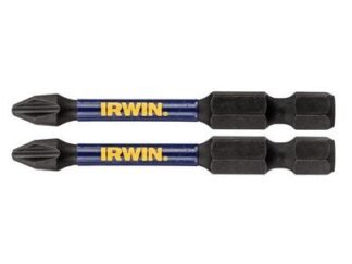 Irwin Impact Pro Performance Screwdriver Bits PH2 57mm (Pack 2) (5054905037185) IRWIW6061306