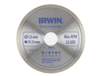 Irwin Continuous Rim Diamond Blade 115 x 22.23mm (5054905294069) IRWIW8087101