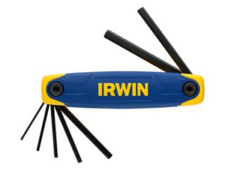 Irwin Folding Hex Key Set, 7 Piece (2-8mm) (7897095029237) IRWT10765