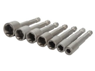 Irwin T394100 Power Grip Screw Extractor Set, 7 Piece (0024721037633) IRWT394100