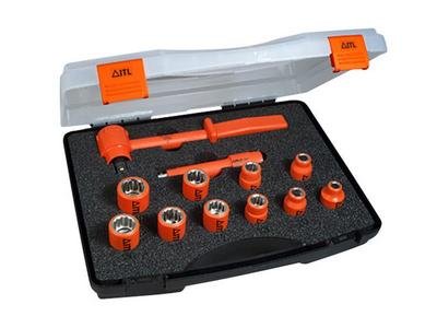 ITL Insulated Insulated 3/8in Drive Socket Set, 12 Piece (5052269031054) ITL03105