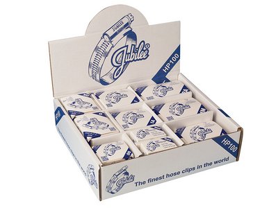 Jubilee HP100 Handy Pack Assorted 100 Clips (Mild Steel) (5016598046004) JUBHP100