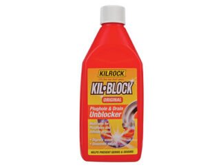 Kilrock Kil-Block Original Plughole & Drain Unblocker 500ml (5014353087835) KILKB500