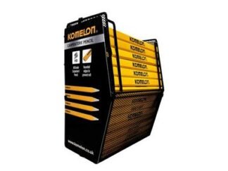 Komelon HB Carpenters Pencils Display of 200 (5065013309040) KOMKCP200