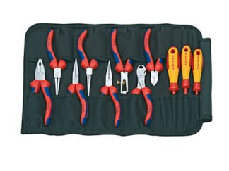 Knipex Pliers & Screwdriver Set in Tool Roll, 11 Piece (4003773024729) KPX001941