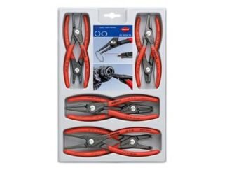 Knipex 00 20 04 Precision Circlip Plier Set, 8 Piece (4003773062417) KPX002004SB