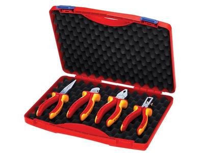 Knipex VDE Pliers Set in Case, 4 Piece (4003773024804) KPX002015