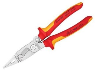Knipex VDE Multifunctional Installation Pliers with Opening Spring 200mm (4003773075325) KPX1396200