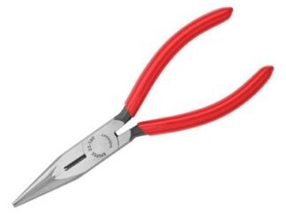 Knipex Snipe Nose Side Cutting Pliers (Radio) PVC Grip 160mm (6.1/4in) (4003773010845) KPX2501160
