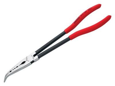 Knipex Long Reach Bent Needle Nose Pliers 280mm (4003773080886) KPX2881280