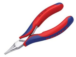 Knipex Flat Jaw Electronics Pliers Multi-Component Grip 115mm (4003773013891) KPX3512115