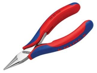 Knipex Half Round Electronics Pliers Multi-Component Grip 115mm (4003773013907) KPX3522115