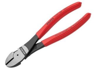 Knipex High Leverage Diagonal Cutters PVC Grip 180mm (4003773011897) KPX7401180