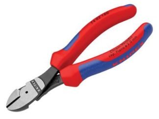 Knipex High Leverage Diagonal Cutters Multi-Component Grip 160mm (4003773011873) KPX7402160