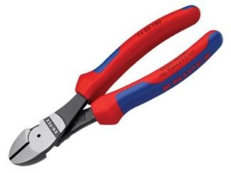 Knipex High Leverage Diagonal Cutters Multi-Component Grip 180mm (4003773011903) KPX7402180