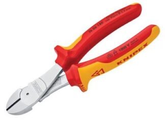 Knipex VDE High Leverage Diagonal Cutter 180mm (4003773014003) KPX7406180