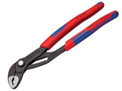 Knipex 87 02 250 Cobra® Water Pump Pliers Multi-Component Grip 250mm (4003773046752) KPX8702250