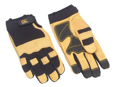 Kunys Hybrid-275 Top Grain Leather Neoprene Cuff Gloves - Large (0084298827549) KUN275L