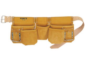 Kunys AP-630 Carpenters Apron Full Grain Leather (0068245106307) KUNAP630