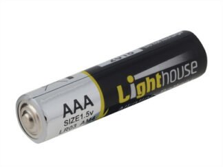 Lighthouse AAA LR03 Alkaline Batteries 1120 mAh AAA LR03 (5023969306612) L/HBATAAA