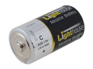 Lighthouse C LR14 Alkaline Batteries 6200 mAh (Pack 2) (5023969306636) L/HBATC