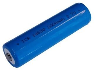 Lighthouse Rechargeable 18650 Li-ion Battery 3.7V 2000mAh (5023969000596) L/HSB372000