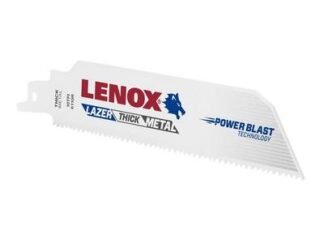 Lenox MetalWolf Wave Edge Reciprocating Saw Blade 152 x 25 x 1.07mm 10 TPI (Pack 5) (0082472201703) LEN06110R