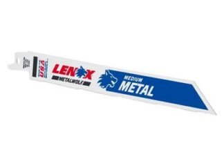 Lenox MetalWolf Wave Edge Reciprocating Saw Blade 203 x 19 x 0.9mm 18 TPI (Pack 25) (0082472204872) LEN20487B818