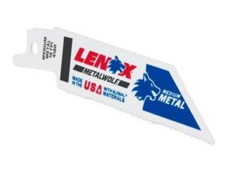 Lenox MetalWolf Wave Edge Reciprocating Saw Blade 102 x 19 x 0.9mm 18 TPI (Pack 5) (0082472205527) LEN20552418R