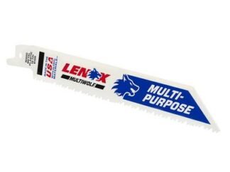 Lenox MultiWolf Wave Edge Reciprocating Saw Blade 152 x 19 x 0.9mm 10 TPI (Pack 5) (0082472205626) LEN20562610R