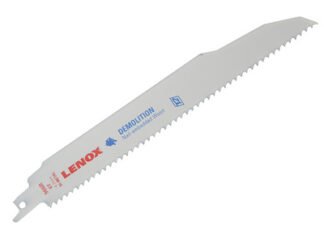 Lenox 20598-966R Demolition Reciprocating Saw Blades 225mm 6 TPI (Pack 2) (0082472205985) LEN20598