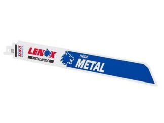 Lenox MetalWolf Wave Edge Reciprocating Saw Blade 305 x 25 x 1.07mm 14 TPI (Pack 25) (0082472201857) LEN5B12114R