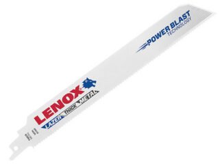 Lenox MetalWolf Wave Edge Reciprocating Saw Blade 229 x 25 x 1.07mm (Pack 5) (0082472201765) LEN9110R