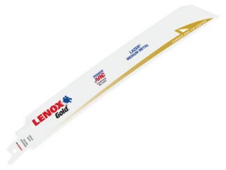 Lenox 9118GR Gold® Extreme Reciprocating Saw Blades 229mm 18 TPI (Pack 5) (0082472210996) LEN9118GR