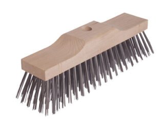 Lessmann Broom Head Raised Wooden Stock 6 Row 300mm x 70mm (4017359003732) LES146201