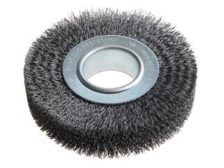 Lessmann Wheel Brush D125mm x W29-31 x 40 Bore Set 2 Steel Wire 0.30 (4017359004654) LES334163
