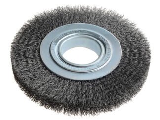 Lessmann Wheel Brush D178mm x W23-25 x 50 Bore Set 3 Steel Wire 0.30 (4017359004920) LES355162