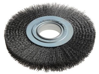 Lessmann Wheel Brush D200mm x W24-27 x 50 Bore Set 3 Steel Wire 0.35 (4017359037195) LES365172