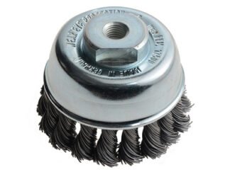 Lessmann Knot Cup Brush 65mm M10x1.25, 0.50 Steel Wire (4017359052549) LES482213