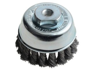 Lessmann Knot Cup Brush 65mm M10x2.0, 0.50 Steel Wire (4017359006559) LES482214
