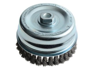 Lessmann Knot Cup Brush 125mm M14x2.0, 0.50 Steel Wire* (4017359006764) LES487217