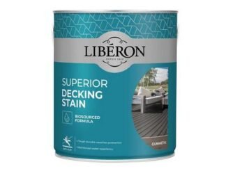 Liberon Superior Decking Stain Gun Metal 2.5 litre (3282391062196) LIB126122