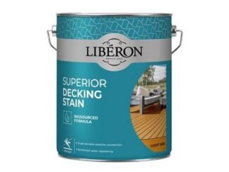 Liberon Superior Decking Stain Light Oak 5 litre (3282391062240) LIB126127