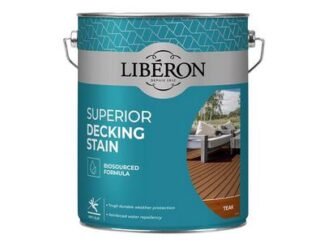 Liberon Superior Decking Stain Teak 5 litre (3282391062257) LIB126128