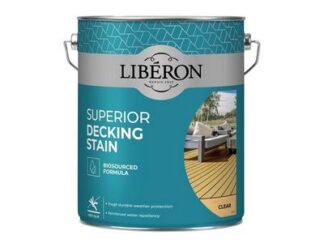 Liberon Superior Decking Stain Clear 5 litre (3282391062264) LIB126129