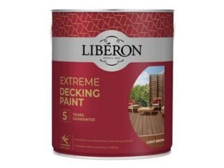 Liberon Extreme Decking Paint Light Brown 2.5 litre (3282391062349) LIB126137 *Restrictions - See Description*