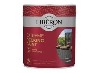 Liberon Extreme Decking Paint Gun Metal 2.5 litre (3282391062387) LIB126141 *Restrictions - See Description*
