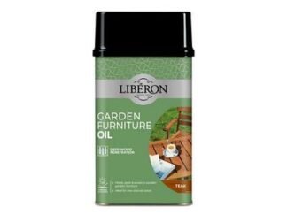 Liberon Garden Furniture Oil Teak 1 litre (3282391062707) LIB126173 *Restrictions - See Description*